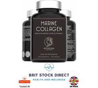 Marine Collagen Supplement 2400mg - 120 Tablets with Hyaluronic