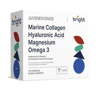 Marine Collagen with Hyaluronic Acid, Coenzyme Q10, Vitamin C, Zinc, Magnesium, Omega 3 TG Ultra - SmartAbsorb™ | for Skin Health, Joint Mobility & Immunity | 28 Daily sachets