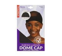 Marine Collections Dome Cap Large Short-Look | Breathable, Cool Mesh Fabric with Tight Band- Brown, Auburn, Black & Natural, #11 (Black Small, Dome Cap Mesh Large)