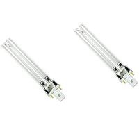 Marine Color UV Bulb lamp 2 Pieces 5w 7w 9w 11w 13w, Replacement Bulb for UV PLS Replacement Bulbs for UVC Pond Filter and clarifiers (11 W)