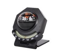 Marine Compass Ball For Dashboard - Prevent Getting Lost On Sea Or Land, 7.1x6.3x9cm Small ABS Portable Direction Pointer, Heavy Duty Adhesive Base - For Camping Climbing & Travel