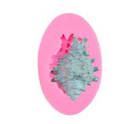 Marine Conch Design Mold - DIY Ornament Shaping Tool, Oversized Silicone Casting Template, Smooth Interior Release Pan, Reusable Creative Mat, Coastal Style Craft Accessory | for Handmade Projects