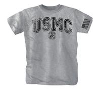 Marine Corps USMC Navy Seals Army USA US Special Forces T-Shirt Foreign Legion, gray, 3XL
