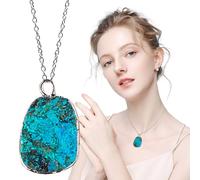 Marine Crystal Pendant Stone Pendant,Natural Stylish Fashionable for Jewelry Making, Home Elevate Your Energy with Our Gemstone and Beautiful, Made High-Quality Materials