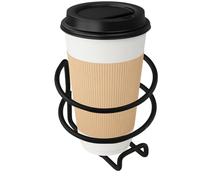 Marine Cup Holder - Wall Mounted Metal Boat Drink Holder with Screws | Universal Ring Shaped Bottle Can Cup Holders for Yacht RV Truck | Anti-Rocking, for Railings Walls, 3.5x3.58x3.35in