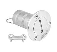 Marine Deck Filler Cap Stainless Steel Yacht Caravan Water Tank Deck Fill Filler Boat Marine Deck Fill Filler Cap Gas Fuel Tank 316 (38mm)