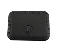 Marine Deck Plate Square Hatch With Lockable Pull Out Handle | Quality ABS Non-Slip Cover, Weatherproof Storage For Boat for kayak for canoe Rafting Accessories, Black
