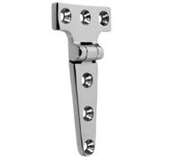 Marine Door Hinge - Hinge Set with Cast Strap and Screws Heavy Duty Construction for Long Term Outdoor Use | Ideal for Yachts, Docks, Vehicle Panels