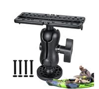 Marine Electronic Fish Finder Mount - Rotatable Bracket for Depth Finders, Large Stable Base | Adjustable Mounting platforms for Boat Fishing Kayak, Marine GPS Sonar Device Holder Stand