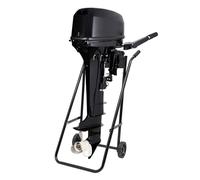 Marine Engine Stand Heavy Duty Carrier Foldable Boat Trailer Trolley Outboard With Wheels And Thick Plates Durable Folding Design Stable Construction Easy To Clean Suitable For Workshop Car Marina