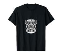Marine Engineer Anchor Propeller Maritime Engineering Design T-Shirt