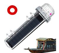 Marine Flashing Light | Solar Fishing Net Labeling Light | Waterproof Intelligent Control Sensing Lamp for Marine Yacht Navigation