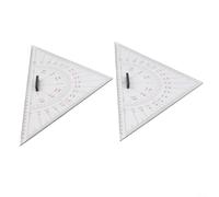 Marine For Navigation Triangle Ruler 2 Pcs For Plotting Routes And Measuring Distances On Paper Charts