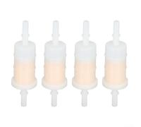 Marine Fuel Filter 4pcs Transparent Casing Water Separator | 4-pack for value, fits for mercury 879885Q, removes and particles, 10- , protects engine
