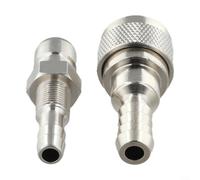 Marine Fuel Hose Fitting 2pc Robust Metal for Boat Engine