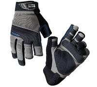 Marine Gear Sailing Gloves - 3 Finger Sailing Equipment with Better Grip, Neoprene & Padded ankles, Reinforced Pressure Points (XS)
