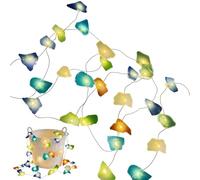 Marine Glass String Lights | Home Lighting Device | Natural Fluorite Luminous Garland - For Home, Garden, Terrace, Balcony, Wedding, Restaurant, Cafe, Living Room And