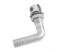 Marine Grade 316 Stainless Steel Hull Fuel Tank Vent for Thru Boat Polished Breather Vent - 5/8 Inch Hose Fuel Finish Erosion Resistant for Simple with Install