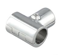 Marine Grade 316 Steel Handrail Elbow Connector 90 Deg Joint for Boat Deck Rail 22 25mm Tube Fitting(22mm (7/8 inch))