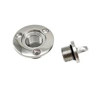 Marine Grade Drain Closure, 316 Stainless Steel Quick Release Plug, Saltwater Seal for Yacht Pr Erosion Resistant Drain Stoppers