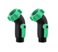 Marine Grade Garden Hose Connector Strong Shut Off Valves 2pcs for Outdoor Watering Systems & Pipe Connection Strong Garden Water Flows Control Valves
