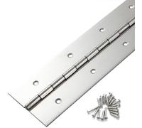 Marine Grade Heavy Duty Piano Hinge 36 Inch x 2 Inch Width, True 0.060'' Thick Stainless Steel Piano Hinge for Heavy Duty Cabinet, Door, Toolbox, Metal Plate, Furniture, Industrial Project