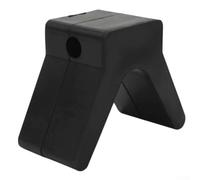 Marine-Grade Rubber Bow Stop Block with V-Shape Configuration for Boats and Kayaks on Standard Boat Trailers and Racks
