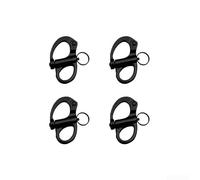 Marine Grade Snap Shackle 316SS Black Coated Heavy Duty(69mm)