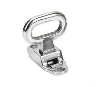 Marine Grade Stainless Steel Folding Boat Step Platform Compact Storage Stern Mount Ladder Step for Vessel Yacht Ship Deck Hardware(125 * 80)