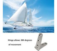 Marine Grade Stainless Steel Hinge Strap Butt Hinges 316 Hatch Door Cabinet