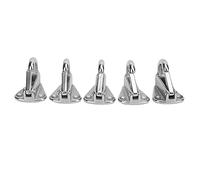 Marine Hooks Stainless Steel Spring Snap Type 5Pcs Durable Corrosion Resistant Yacht Boat Hanger Hardware Accessories for Marine Hardware and Yacht Accessories