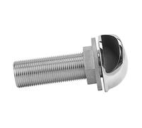Marine Hose Barb Fitting Thru Hull Connector Stainless Steel High Hardness Long Life Drain Pipe for Boat Yacht Truck Car Apartment RV