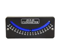 Marine Inclinometer for Sailing - Compact ABS Slope Meter for Boats, Yachts, Cargo Ships - for Durable Trail Angle Level with ±0.3mm to ±1mm Accuracy, Portable Design (45 Degrees)