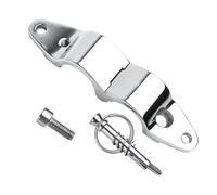 Marine Jaw Slide Boat - Release Bimini Top Swivel Deck | Stainless Steel Hinge Fitting for Frame Mounting Rustproof Connector Clamp Tubing Support Grade 316 Hardware Yacht Use