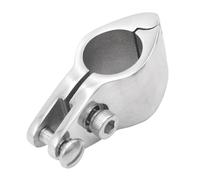 Marine Jaw Slide Pipe Clamp, 20mm with Bolt, Stainless Steel Jaw Slide Marine Hardware Fittings, Awning Clamp Clip Deck Hardware for Boat Bimini Top Jaw Slide Hinged