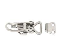Marine Latch 316 Stainless Steel, Boat Latch Hardware, Small Flexible Easy Replaceable Lockable Fasteners with Spacer, for Yachts Boats Marine Doors Lockers