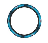 Marine Life (2) Universal Steering Wheel Cover â€“ Durable, Non-Slip Chloroprene Rubber Car Steering Cover With Full-Print Design For Cars, Suvs, Trucks & Atvs
