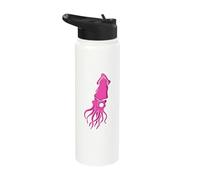 Marine Life Animals - Squid Stainless Steel Insulated Water Bottle