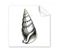 Marine Life Black Snail Pattern Glasses Cloth Cleaning Cloth Phone Screen Cleaner 5pcs Gift