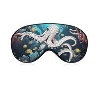 Marine Life Eye Mask Sleep Mask Eye Masks for Sleep Sleep Masks for Women Men Sleeping Mask Travel Eye Mask Sleep Mask Blackout Funny Sleep Mask Cute Sleep Mask