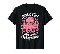 Marine Life Just A Girl Who Loves Octopuses T-Shirt