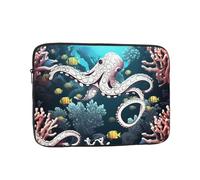 Marine Life Laptop Bag 12 inch Business Briefcase Gifts for Men Women Water Resistant Laptop Sleeve Carry On Laptop Case Shockproof Protective Computer Bag Notebook Case