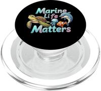 Marine Life Matters Ocean Conservation Sea Animals PopSockets PopGrip for MagSafe