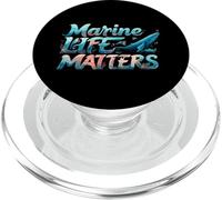 Marine Life Matters Ocean Conservation Whale Coral Design PopSockets PopGrip for MagSafe