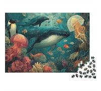 Marine Life Underwater World Extremely Difficult And Fun Puzzle Game Designed for Adults Suitable As A Gift Suitable for Decoration 1000pcs (75x50cm)