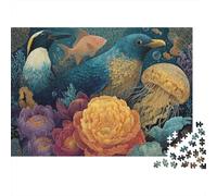 Marine Life Underwater World Extremely Difficult And Fun Puzzle Game Designed for Adults Suitable As A Gift Suitable for Decoration 1000pcs (75x50cm)