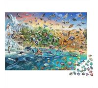 Marine Life Underwater World Fun Educational Game Suitable for All The Family High Difficulty But Not Boring 300pcs (40x28cm)