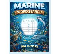 Marine Life Word Search: 100 Large Print Ocean Puzzles for Adults, Seniors & Teens: Fun and Relaxing Sea-Themed Word Search Games Featuring Marine ... Life - Easy-to-Read Large Print Puzzle Book