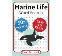 Marine Life Word Search Puzzle Book: Word Searches with Easy to Read Print about the Ocean, Sea Life, Underwater Adventures and more | 6x9 inches, 111 ... for Holidays, Vacations and Relaxing