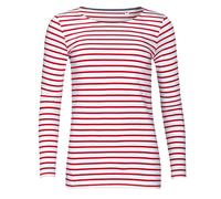 Marine Long Sleeve Stripe T-Shirt SOL'S White S
